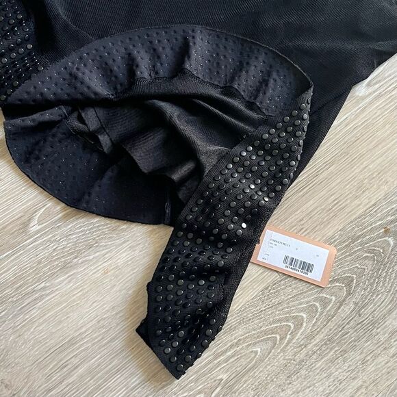 Alaia Azzedine Paris Apron Dress Black Sleeveless Fit Flare A-line 38 XS NWT - Picture 14 of 17